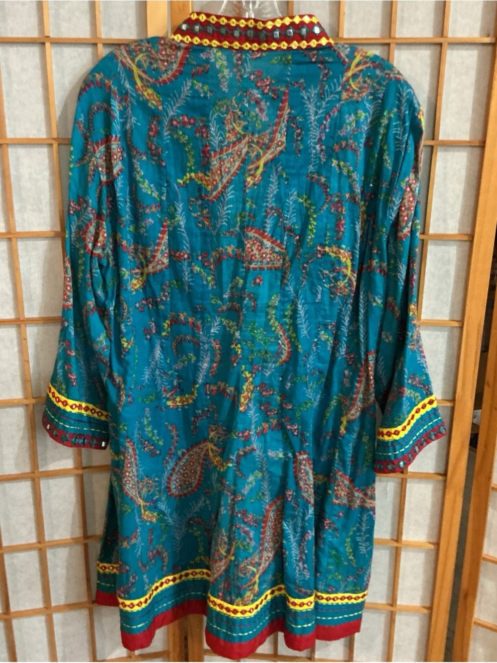 BARBARA GERWIT FESTIVAL STYLE COTTON TUNIC - Picture 3 of 4